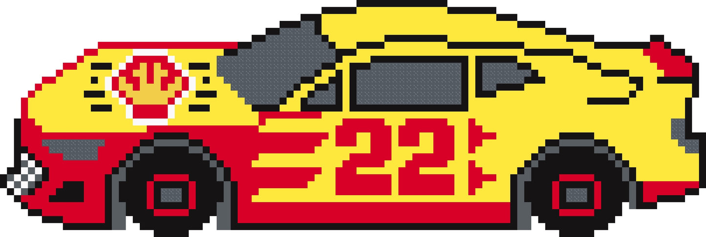 Digital Download Chart- Red and Yellow Race Car