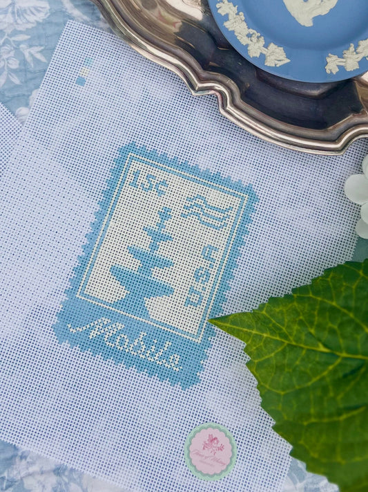 Mobile Bienville Fountain Stamp