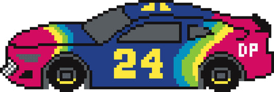 Digital Download Chart- Multi-colored Race Car