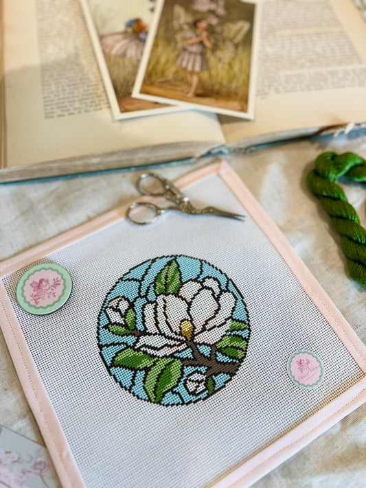 Stained Glass Magnolias
